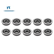 10Pcs F695-2RS Bearing 5X13X4mm Flanged Miniature Deep Groove Ball Bearings F695RS for VORON Mobius 