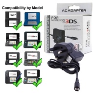 UK /EU Plug Home Wall Charger Cable Power Supply for 2DS/2DS XL/LL/3DS/ 3DS XL/LL/New 3DS XL/LL/DSi 