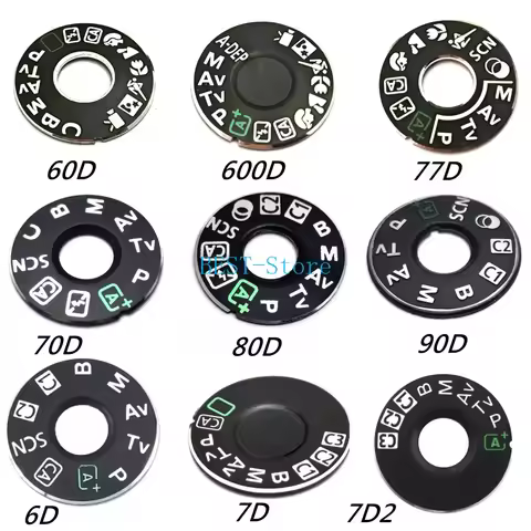 New For Canon EOS 5D2 7D 6D 6D2 5DS 5DSR 7D2 5D3 5D4 60D 70D 80D 90D 77D 600D Dial Mode Interface Ca