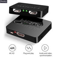 1 x 2 Mini HDMI amplifier splitter, 3D and 4K x 2K support