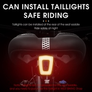 WEST BIKING ไฟท้ายสำหรับจักรยานไฟท้ายรถจักรยานกันน้ำได้มีช่องเสียบ USB ชาร์จไฟได้ไฟท้ายจักรยานเสือภูเขา LED