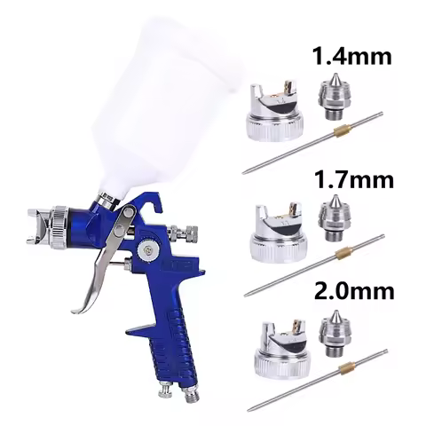 Spray Gun H827 Airbrush HVLP 1.4mm 1.7mm 2.0mm Paint Spray Gun Airbrush For Car Pneumatic Tool Kit H