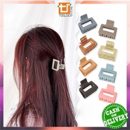 OFM-C1130 Jedai Women's Plastic Hair Clip / Doff Jedai / Plain Square Hair Clip Korean Hair Claw Cli
