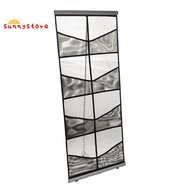Vertical Brochure Stand Grid Brochure Display Stand Portable Brochure Stand for Trade Shows and Reta