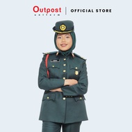 Outpost Bush Jacket Pegawai Wanita Kadet Remaja Sekolah (KRS)