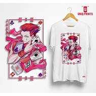 UNIQ.PRINTS HXH HISOKA FRONT GRAPHIC COTTON TSHIRT FOR MEN AND WOMEN