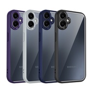 Case Samsung A06 Casing Luxury Transparent Frosted Cover For Samsung Galaxy A06 5G Phone Case