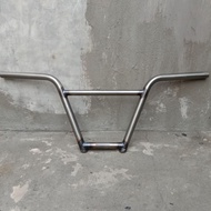 Four piece bmx handlebar bicycle handlebar