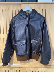 Real McCoy Type A-2 皮革飛行夾克leather jacket