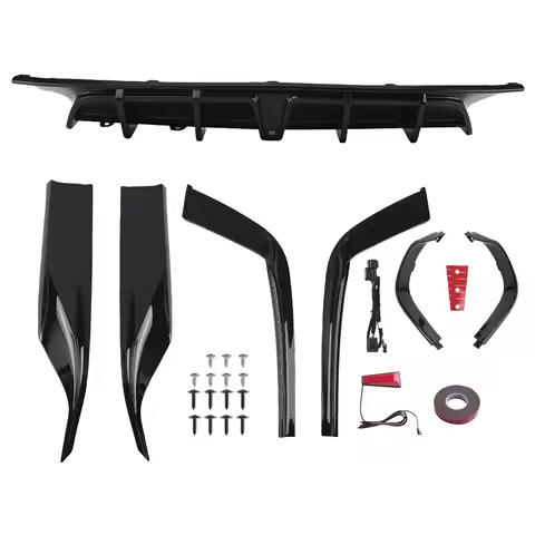 Rear Bumper Diffuser &Corner Apron Spats For Honda Accord 10th Gen 2018-20 Yofer