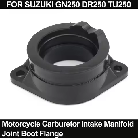 Motorcycle Carburetor Intake Manifold Joint Boot Flange for Suzuki DR250 DR 250 82-87 GN250 GN 250 8