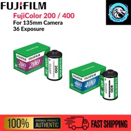Fujifilm Fujicolor 200 / 400 Camera Film 36 Exposure 35mm Fuji Color