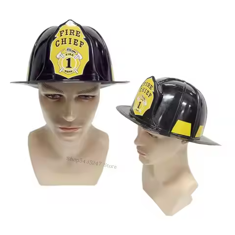 Professional Adult Firefighter Helmet Adults Role Play Costume Hat For Dressing Up And Imaginative P