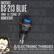 TOMBOL Latest (3) DS-213 BLUE 10MM MOMENTARY SWITCH BUTTON SWITCH DS213 BLUE thingie43 Quality
