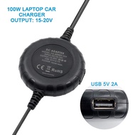 "Outtag Mini Car Charger 100W Universal Laptop Power Supply 15V 16V 18.5V  19V 19.5V 20V DC Adapter 