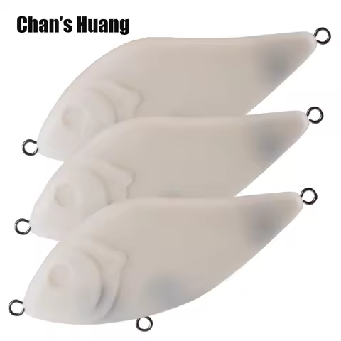 Chan's Huang 5-10PCS / LOT 3.94IN / 2.76IN Slider Hard Bait Sinking Lure Unpainted Jerkbait Blanks F