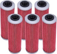 6pcs Oil Filter HF159 for Ducati Pani/gale 1199 899 955 998 959 1103 1158 1299, 444.4.029.1C/ 444.4.