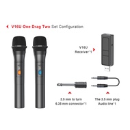Professional Microphone Music Singing Karaoke Wireless UHF Dynamic Microphone DSP Noise Reduction Plug and Play Speech Wedding Church