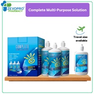 COMPLETE Multi-Purpose Solution EASY RUB Formula 60ml/ 3x360ml with free lense casing