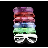 LED Neon luminous halloween dance party glasses goggles adult children kids Led glasses led spectacl