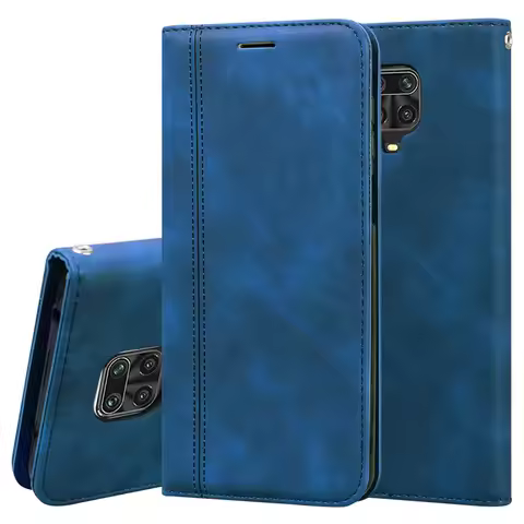 Leather Wallet Flip Case For Xiaomi Redmi Note 9S Case Card Holder Magnetic Book Cover For Redmi Not