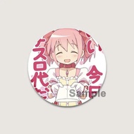 32/44/58mm Puella Magi Madok Magica HD Print Brooch Anime Badge Cartoon Figure Akemi Homura Kaname M