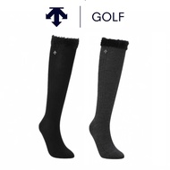 [DESCENTE] GOLF DESCENTE] GOLF DESCENTE Warm GOLF Knee-Length Stockings (Black/Gray)