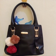 GANTUNGAN Girl's bag 22x28x12 free hanger pom pom & mask/girl's gift