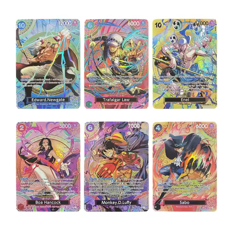 OPCG English Proxy Card SR SP P Card Luffy Sabo Law Enel ST26 P-105 EB02 OP12 OP13 Foil Card Anime C