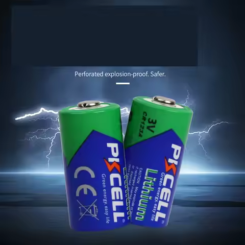 PKCELL 3V Battery CR123A CR123 123A CR17345 KL23a VL123A DL123A 5018LC EL123AP Li-MnO2 Lithium batte