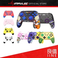 iiNE 良值 NSW Nintendo Switch Pro Wireless Controller (V5, Pokemon, Splatoon, Zelda, Dragon Ball Z, On