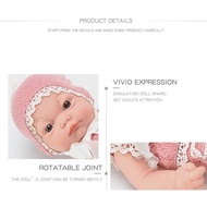 Mainan Boneka Bayi Perempuan Reborn Full Body Bahan Silikon Vinyl