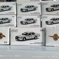 [925HOT]596(077)1:64 Ford CV Victoria Crown Police Car South Carolina Police Car Alloy Diecast Model