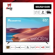 Aconatic ทีวี 65 นิ้ว LED 4K HDR WebOS TV (Wee 2.0) รุ่น 65US210AN Smart TV สมาร์ททีวี ระบบปฏิบัติการ Web OS (รับประกัน 3 ปี)