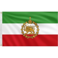 Bendera Iran 3x5 Kaki Bendera Iran Bersejarah Bendera Iran Singa Bekas Singa Persia Iran Bendera Mat
