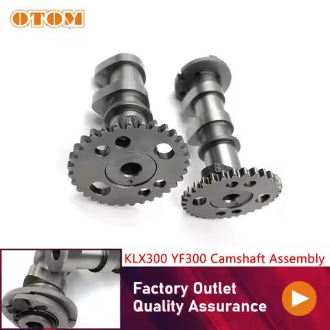 OTOM Motorcycle Camshaft Assembly Intake Exhaust Cam Shaft Off Road Part For KAWASAKI KLX250 KLX300 