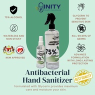 Inity Alcohol Sanitizer Spray with Glycerin(for dry skin)