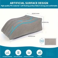 1pc Inflatable Wedge Pillow for Leg & Knee Rest Soft Support Cushion for Muscle Comfort Portable Sup