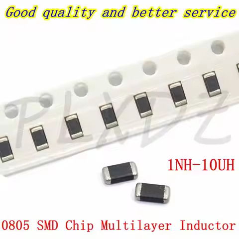 50PCS 0805 (2012) SMD Chip Multilayer Inductor 1 1.2 1.5 1.8 2.2 2.7 3.3 3.9 4.3 4.7 5.6 6.8 8.2 10 