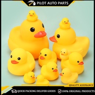 Mini Yellow Duck Silicone Yellow Duck Bathing Toy Ducklings Children Toddler Swimming Shower Bathing