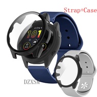 Strap+Case For Garmin Forerunner 265 Music Full Cover Screen Protector Silicone Garmin Forerunner 96