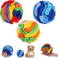 3 Pek Bola Snuffle untuk Anjing - Bola Interaktif Sniffle, Pengurang Stres, Pemakan Perlahan, Mainan