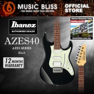 Ibanez AZES40 Electric Guitar - Black / Mint Green / Purist Blue / Tungsten