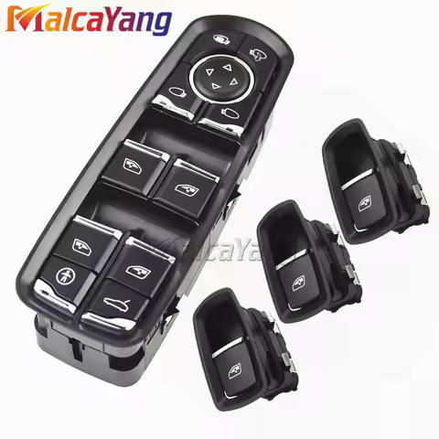 7PP959858M 7PP959858A 7PP 959 858 A New Power Windows Mirror Switch For Porsche Panamera Cayenne Mac