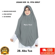XL SERUT DEWASA MYLAA HIJAB JILBAB HIJAB BERGO KERUDUNG krudung Instan bahan kaos untukANAK SEKOLAH