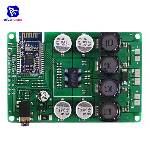 diymore Bluetooth 5.0 Receiver Amplifier Module TPA3118 Amplifier Audio Stereo Board 2x30W / 2x20W w