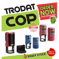 COP BULAT /ROUND : BODY SET TRODAT SELF INK ROUND STAMP 46019 / 46025 / 4630 / ( Self Inking Stamp)