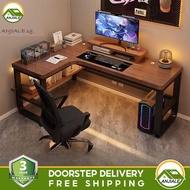 ANJIALE Computer Table L Shaped Computer Table E-sport Design Study Home Office Desk Gaming 5.23