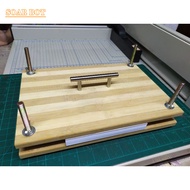 Wooden paper press for book workbook pad paper tracing paper notepad receipt. perfect for DIY roject