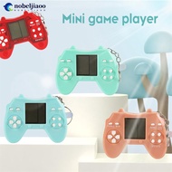 NOBELJIAOO Macaron Color Mini Handheld Game Players Tetris Electronic Game Built-in 26 Games Handhel